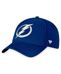 Men's Fanatics Blue Tampa Bay Lightning Core Primary Logo Flex Hat