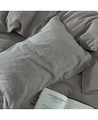 Pre-washed Linen Duvet Cover Set, Full/Queen