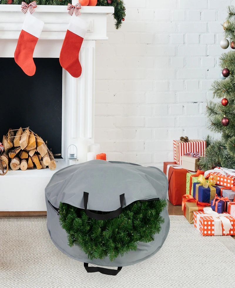 Northlight 36" Multi-Seasonal Wreath Storage Bag