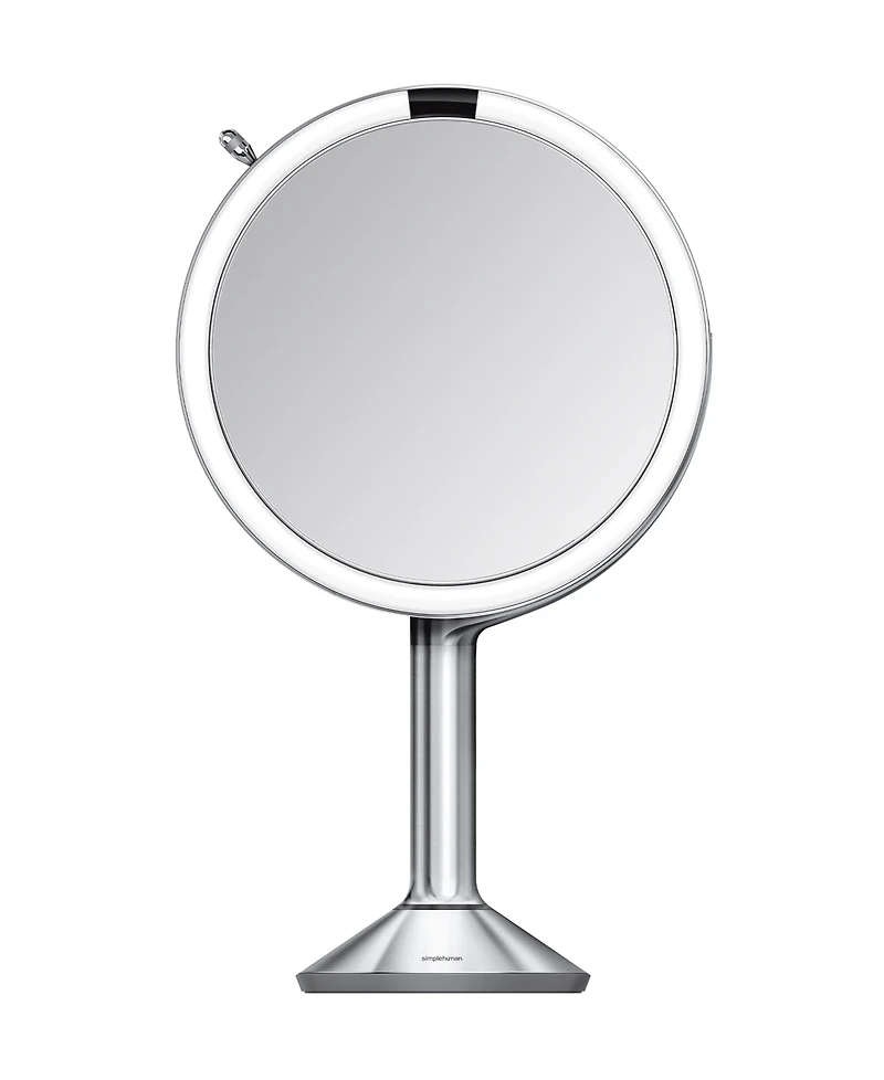 simplehuman 8" Sensor Makeup Mirror, Trio Magnification and Adjustable Brightness