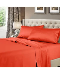 600 Thread Count Solid Cotton Sheets Set, California King