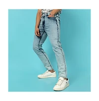 Campus Sutra Men's Light-Wash Skinny Fit Denim Jeans