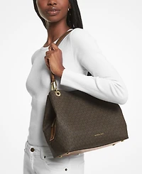 Michael Kors Kensington Large Logo Shoulder Tote