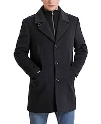 Bgsd Men Steven Wool Blend Bibbed Walking Coat