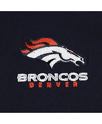 Men's Dunbrooke Navy Denver Broncos Journey Workwear Tri-Blend Full-Zip Jacket