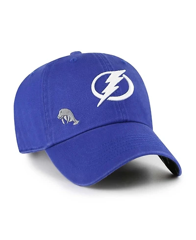 Women's '47 Brand Blue Tampa Bay Lightning Confetti Clean Up Adjustable Hat