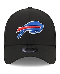 Men's New Era Black Buffalo Bills Main 39THIRTY Flex Hat