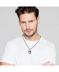 Starwars Star Wars The Mandalorian Grogu The Child Pendant Necklace, Stainless Steel, 22" Box Chain
