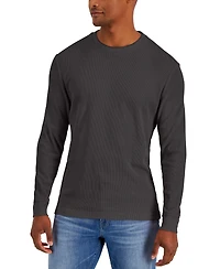 Club Room Men's Thermal Crewneck Shirt, Created for Macy's