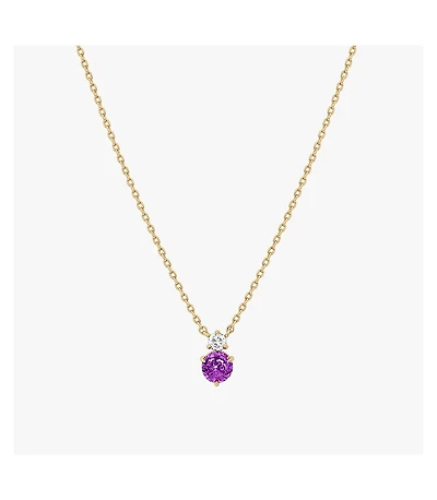 Deux Birthstone Necklace
