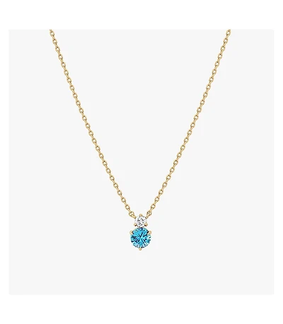 Deux Birthstone Necklace, Personalized Jewelry, Meaningful Gift