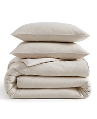 Dkny Pure Washed Linen 3 -Piece Duvet Cover Set, King