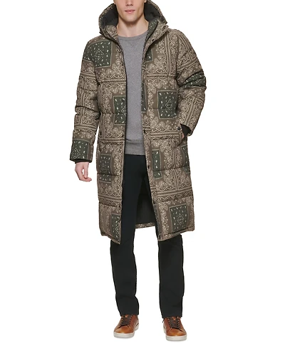 Levi's Men's Quilted Extra Long Parka Jacket