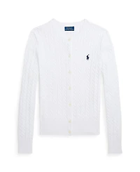 Polo Ralph Lauren Girls 2T-16 Cable-Knit Cotton Cardigan