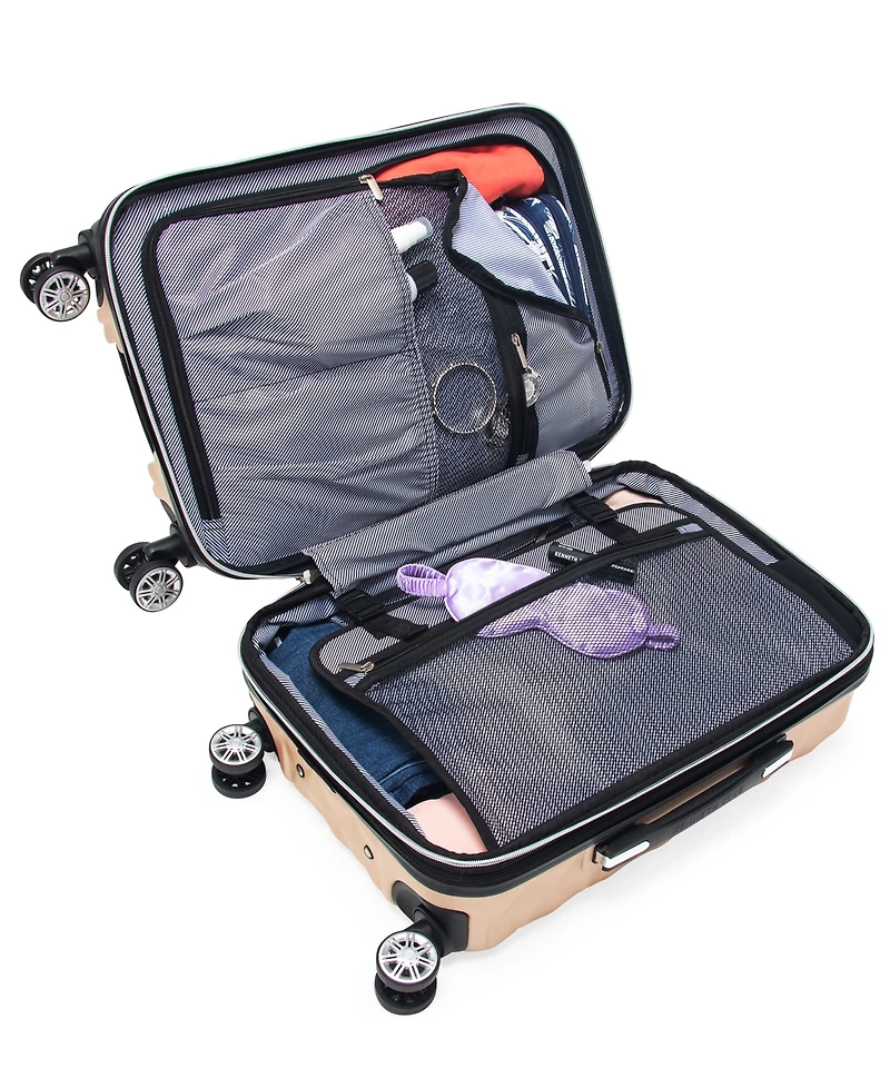 Diamond Tower 3-Pc. Hardside Expandable Luggage Set