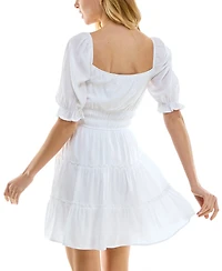 Trixxi Juniors' Tiered Fit & Flare Dress