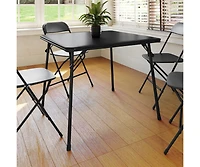 Foldable Card Table With Vinyl Top - Game Portable