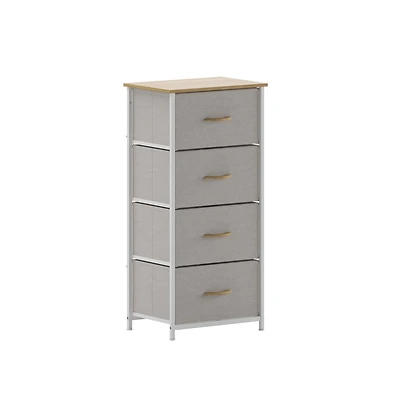 Marley 4 Drawer Storage Dresser With Cast Iron Frame
