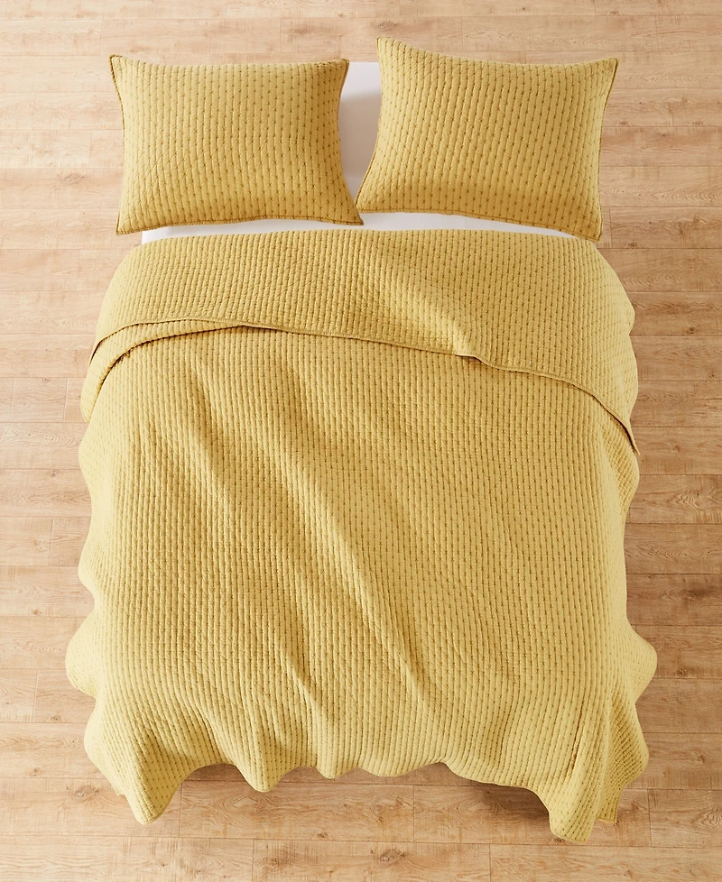 Levtex Cross Stitch Stitching 2-Pc. Bedspread Set, Twin/Twin Xl