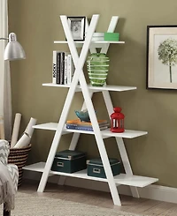 Convenience Concepts 45.75" Medium Density Fiberboard (Mdf) Oxford a Frame Bookshelf