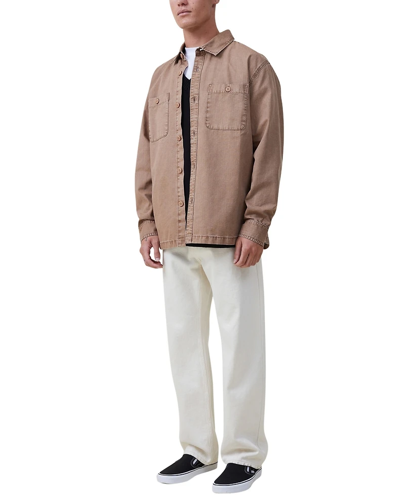 Cotton On Men's Heavy Oversized Fit Overshirt