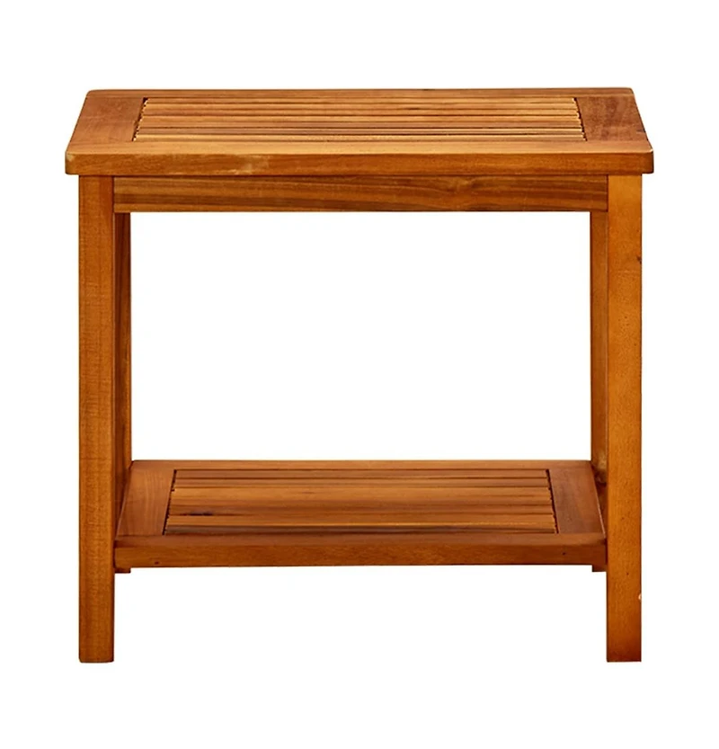 Coffee Table 19.7"x13.8"x17.7" Solid Acacia Wood