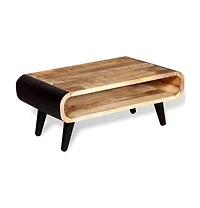 Coffee Table Rough Mango Wood 35.4"x21.7"x15.4"