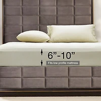 Low Profile (6-10 Inches) Cotton Fitted Sheet Only Usa