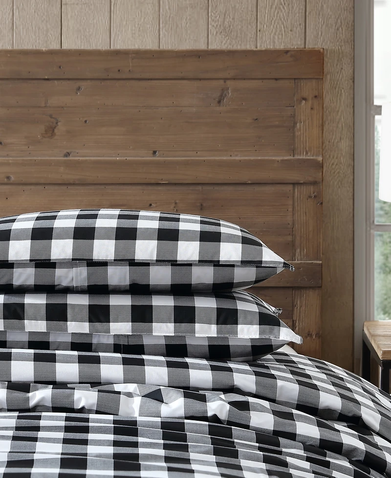 Closeout! Eddie Bauer Mountain Plaid Comforter Set