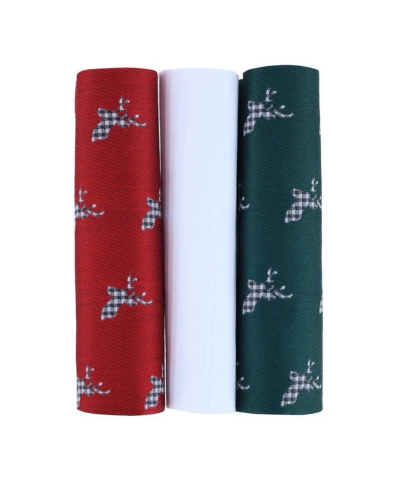 Trafalgar Men's Holiday Comet & Modern Handkerchief Gift Pack of 6