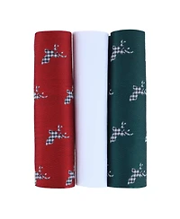 Trafalgar Men's Holiday Comet & Modern Handkerchief Gift Pack of 6