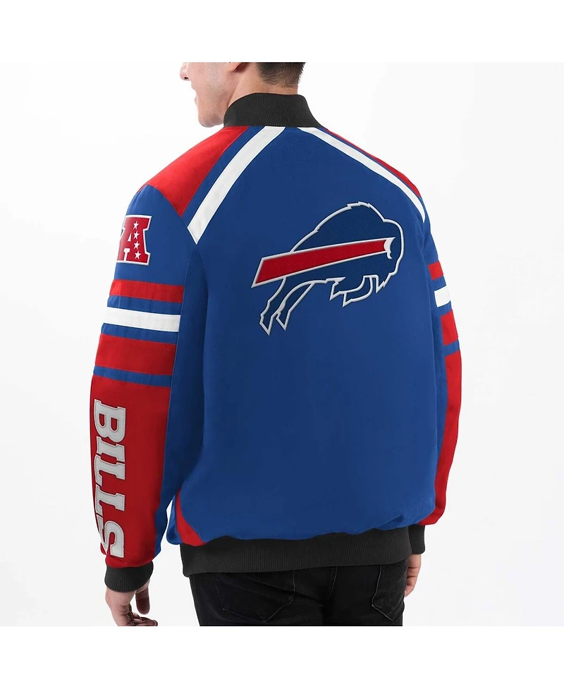 Men's G-iii Sports by Carl Banks Royal Buffalo Bills Power Forward Racing Full-Snap Jacket