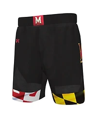 Men's Under Armour Black Maryland Terrapins Replica Basketball Shorts