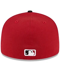 Men's New Era Red, Black Arizona Diamondbacks Home Authentic Collection On-Field 59FIFTY Fitted Hat
