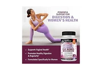 Bio Schwartz Prebiotic & Probiotics for Women - Black Clover, Red Cohosh - Digestive Enzymes, Gut Health Support