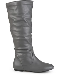 Journee Collection Women's Jayne Round Toe Riding Boots