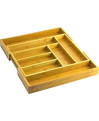 Bamboo Expandable Cutlery Drawer Organizer