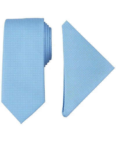 Nautica Men's Tjorn Dot Te & Pocket Square Set