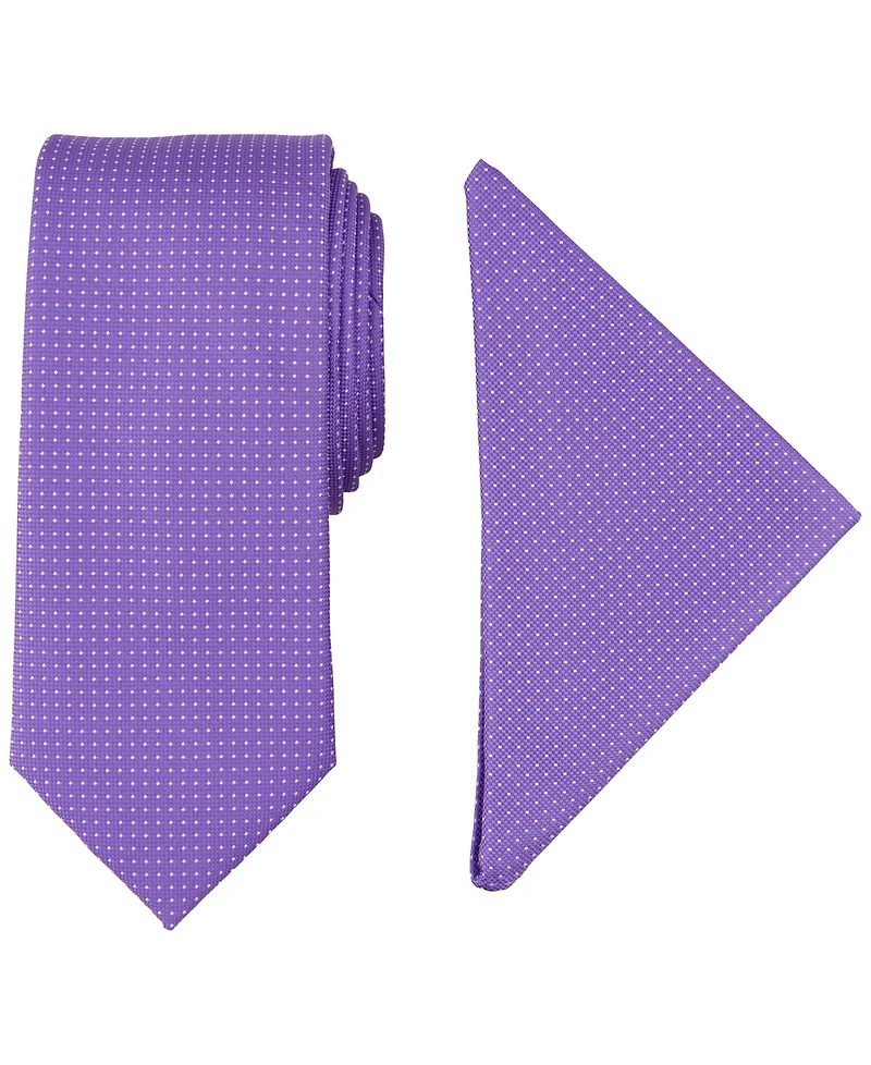 Nautica Men's Tjorn Dot Te & Pocket Square Set
