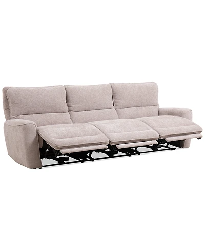 Closeout! Deklyn 106" 3-Pc. Zero Gravity Fabric Sofa with 3 Power Recliners, Created for Macy's
