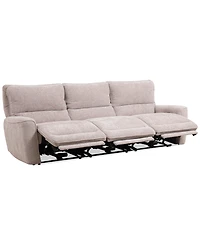 Closeout! Deklyn 106" 3-Pc. Zero Gravity Fabric Sofa with 3 Power Recliners, Created for Macy's