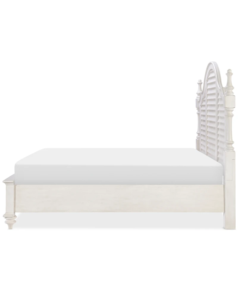 Mandeville Louvered California King Storage Bed