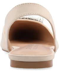 Journee Collection Women's Hannae Embellished Slingback Flats