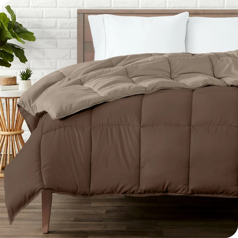 Bare Home Reversible Down Alternative Comforter Full