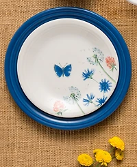 Fiesta Breezy Floral Salad Plate