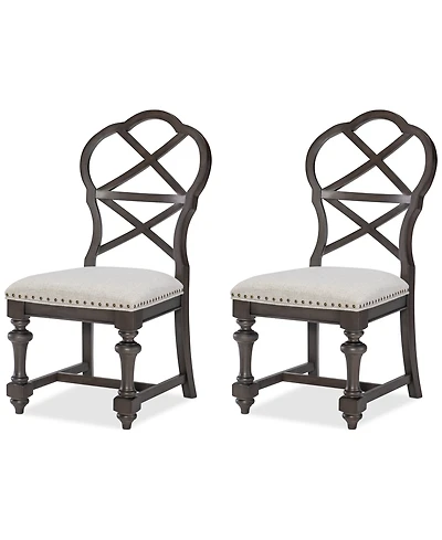 Mandeville 2 Pc. X-Back Chair Set