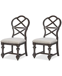 Mandeville 2 Pc. X-Back Chair Set