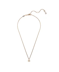 Swarovski White, Rhodium Plated or Rose-Gold Tone or Gold-Tone Meteora Layered Pendant Necklace