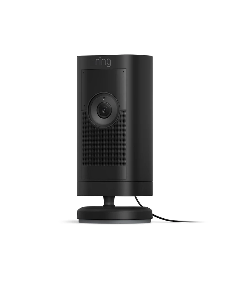 ring Stick up Cam Pro Plug-in in Black