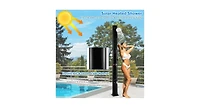 7.2 Feet Solar-Heated Outdoor Shower with Free-Rotating Head